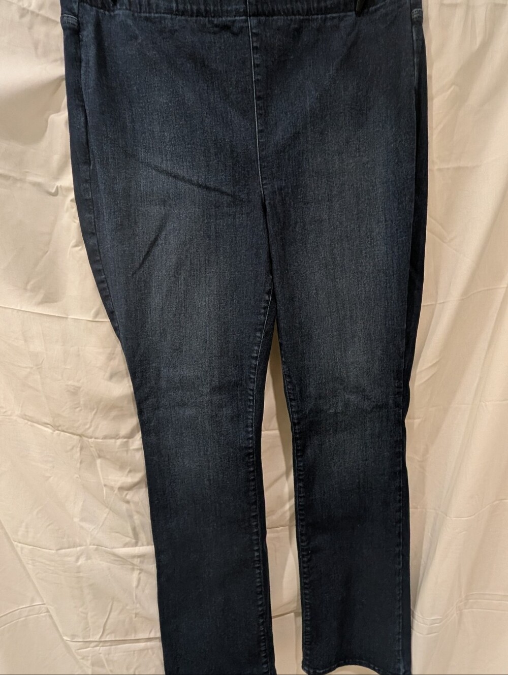 NYDJ Kenzie Pull-On Slim Bootcut Spanspring Jeans 1XT Plus Size Tall Dark Wash